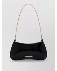 Jacquemus - Le Petit Bisou Chaine Leather Shoulder Bag - Lyst