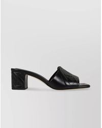 McQueen - Block Heel Open-Toe Sandals - Lyst