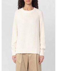 P.A.R.O.S.H. - Knit Top Raglan Sleeves Ribbed Cuffs Hem - Lyst