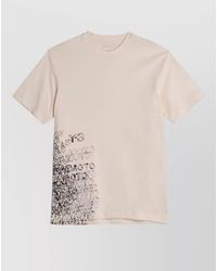 Y-3 - Graphic Print Cotton Crew Neck Short Sleeve T-Shirt - Lyst