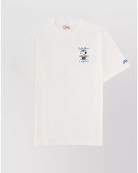 MC2 Saint Barth - Crew Neck Short Sleeves Graphic Print T-Shirt - Lyst