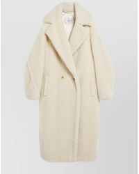 Max Mara - Alpaca Wool Silk Oversized Double-Breasted Coat - Lyst