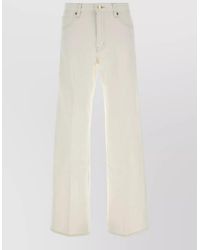 FRAME - Denim Wide-Leg Trousers - Lyst