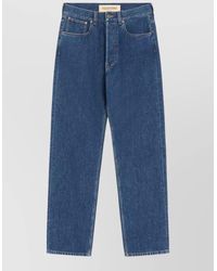 Valentino - Denim Straight-Leg Jeans - Lyst