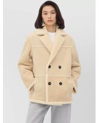 Bottega Veneta - Shearling Coat - Lyst
