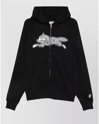 ICECREAM - Logo Cotton Hooded Sweatshirt Rhinestone Motifs - Lyst