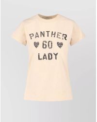 Valentino - Graphic Print Crew Neck Short Sleeve Top - Lyst