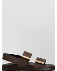 Tod's - Leather Slingback Sandals - Lyst