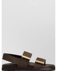 Tod's - Leather Slingback Sandals - Lyst
