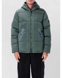 Stone Island - Hooded Down Jacket - Lyst