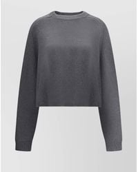Lisa Yang - Karine Ribbed Crew Neck Knit Sweater - Lyst