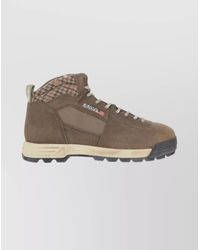 Autry - Mid-Top Sneakers With Houndstooth Ankle Panel - Lyst