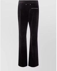 Golden Goose - Velvet Slightly Flared Trousers - Lyst