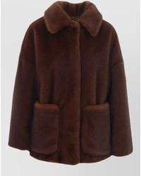 Herno - Faux-Fur Patch-Pocket Jacket - Lyst