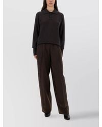 Studio Nicholson - Merino Wool Polo Collar Jumper - Lyst