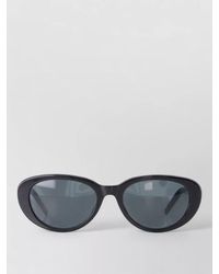 Saint Laurent - Sl M154 Acetate Oval Frame Sunglasses - Lyst