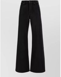 7 For All Mankind - Stretch Cotton Blend Jeans Wide Leg - Lyst