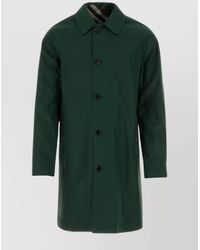 Burberry - Cotton Reversible Single Breasted Trench Coat - Lyst