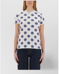 Moschino - Ballpoint Pen Polka Dots T-Shirt - Lyst