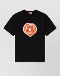 KENZO - Cotton Loose-Fit Printed T-Shirt - Lyst