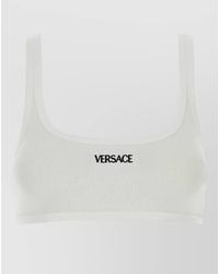 Versace - Stretch Cotton Bra - Lyst