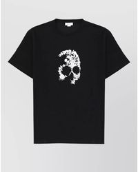 McQueen - T-Shirt With A Distinctive Skull Motif - Lyst