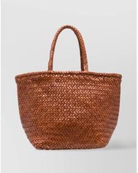 Dragon Diffusion - Grace Basket Small Leather Tote Bag - Lyst