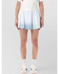CASABLANCA - Tennis Pleated Jacquard Racer Skirt - Lyst