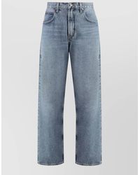 Agolde - Baggy Jeans Belt Loops Straight Leg Cut - Lyst