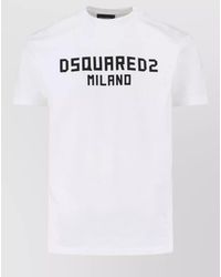 DSquared² - Logo Print Cotton Regular-Fit T-Shirt - Lyst