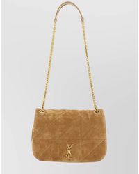 Saint Laurent - Jamie Mini Leather Quilted Shoulder Bag - Lyst