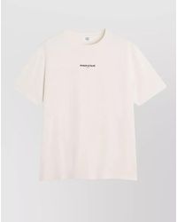 Maison Kitsuné - Organic Cotton Logo-Embroidered Crew-Neck T-Shirt - Lyst