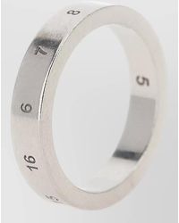 Maison Margiela - Numeric Polished Finish Contemporary Design Ring - Lyst