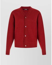 Jacquemus - Double V-Neck Cardigan Long Sleeves - Lyst