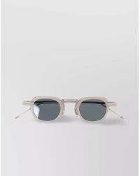 Thom Browne - Metal Frame Rectangular Sunglasses Slim Temples - Lyst