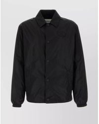 Burberry - Nylon Jacket With Collar And Elastic Cuffs - Lyst
