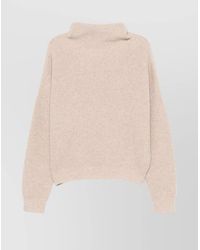 Isabel Marant - Cashmere Merino Wool Ribbed Oversized Roll Neck Jumper - Lyst