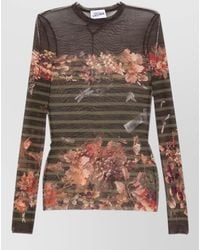 Jean Paul Gaultier - Long-Sleeve Knitted Top - Lyst