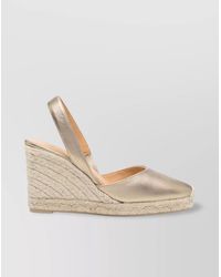 Castañer - Leather Wedge Espadrilles - Lyst