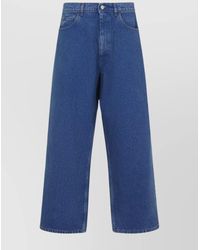 Marni - Denim High-Rise Wide-Leg Jeans - Lyst
