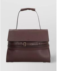 Moschino - Shoulder Bag With Adjustable Strap And Buckle Detail - Lyst