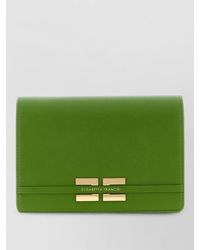 Elisabetta Franchi - Logo Clutch Bag Chain Shoulder Strap - Lyst
