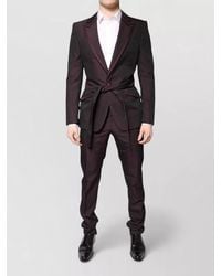 Dolce & Gabbana - Silk Slim-Fit Tailored Trousers - Lyst