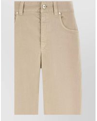 Brunello Cucinelli - Garment Dyed Wide Leg Jeans - Lyst