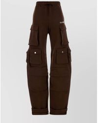 The Attico - Cotton Balloon-Fit Cargo Trousers - Lyst