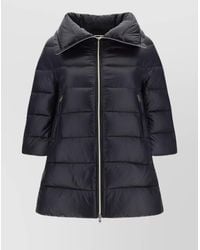 Herno - Down A-Line Quilted Midi Puffer Jacket - Lyst
