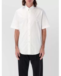 Givenchy - Cotton Short-Sleeve Oxford Shirt - Lyst