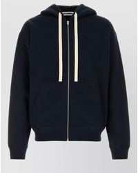 Jil Sander - Cotton Hooded Jacket - Lyst