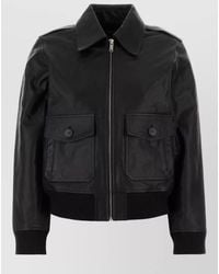 A.P.C. - Leather Jacket - Lyst