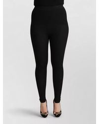 Dolce & Gabbana - Cashmere Silk Ribbed Knit Leggings - Lyst
